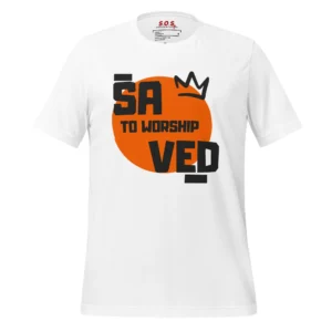 White Faith Based T-Shirt - Strength Of Salvation